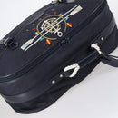 GUCCI travel Boston Bag Coated Canvas Navy Auth sw1600-6
