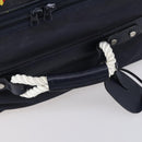 GUCCI travel Boston Bag Coated Canvas Navy Auth sw1600-7