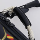 GUCCI travel Boston Bag Coated Canvas Navy Auth sw1600-8