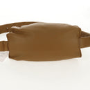 BOTTEGA VENETA Body Bag Leather Gold Khaki Auth sw1602M-6