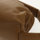 BOTTEGA VENETA Body Bag Leather Gold Khaki Auth sw1602M-16