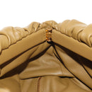 BOTTEGA VENETA Body Bag Leather Gold Khaki Auth sw1602M-19