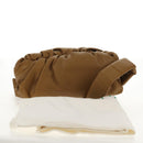 BOTTEGA VENETA Body Bag Leather Gold Khaki Auth sw1602M-13