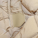 BOTTEGA VENETA Cassette Padded INTRECCIATO Bag Nylon Beige 670207 Auth sw1603M-18