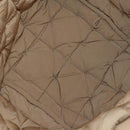 BOTTEGA VENETA Cassette Padded INTRECCIATO Bag Nylon Beige 670207 Auth sw1603M-11