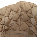 BOTTEGA VENETA Cassette Padded INTRECCIATO Bag Nylon Beige 670207 Auth sw1603M-19