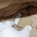 BOTTEGA VENETA Cassette Padded INTRECCIATO Bag Nylon Beige 670207 Auth sw1603M-12