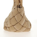 BOTTEGA VENETA Cassette Padded INTRECCIATO Bag Nylon Beige 670207 Auth sw1603M-5