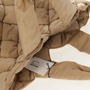 BOTTEGA VENETA Cassette Padded INTRECCIATO Bag Nylon Beige 670207 Auth sw1603M-7