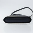 SAINT LAURENT Y Motif Hand Bag Leather 2way Navy Gold Auth sw1605-5