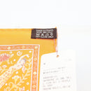 HERMES Gavroche 45 Scarf ""Peuple du Vent"" Silk Orange Auth sw1607-8