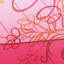 HERMES Carre 40 Scarf ""Effluves"" Silk Fuchsia Auth sw1608-7