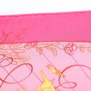 HERMES Carre 40 Scarf ""Effluves"" Silk Fuchsia Auth sw1608-8
