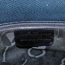 Salvatore Ferragamo Tote Bag Embossed Leather Navy Auth sw161-12