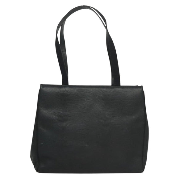 Salvatore Ferragamo Tote Bag Embossed Leather Navy Auth sw161