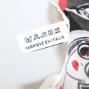 CHANEL COCO Mark Scarf Cotton Black CC Auth sw1610-9