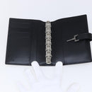 GUCCI Jackie Day Planner Cover Leather Black Silver 29966 1147 Auth sw1611-8