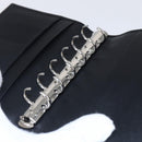 GUCCI Jackie Day Planner Cover Leather Black Silver 29966 1147 Auth sw1611-9