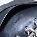 GUCCI Jackie Day Planner Cover Leather Black Silver 29966 1147 Auth sw1611-11