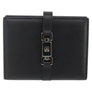 GUCCI Jackie Day Planner Cover Leather Black Silver 29966 1147 Auth sw1611-13