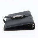 GUCCI Jackie Day Planner Cover Leather Black Silver 29966 1147 Auth sw1611-3