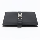 GUCCI Jackie Day Planner Cover Leather Black Silver 29966 1147 Auth sw1611-5