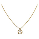 Christian Dior Necklace metal Gold Auth sw1615-1