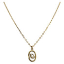 Christian Dior Necklace metal Gold Auth sw1616-1