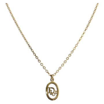 Christian Dior Necklace metal Gold Auth sw1616