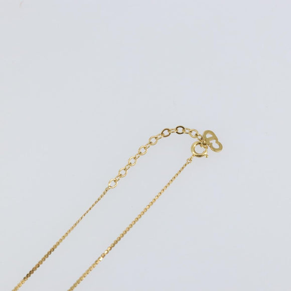 Christian Dior Necklace metal Gold Auth sw1617