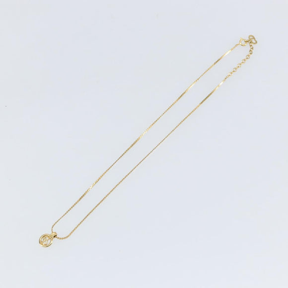 Christian Dior Necklace metal Gold Auth sw1617