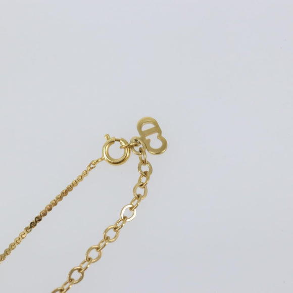 Christian Dior Necklace metal Gold Auth sw1617