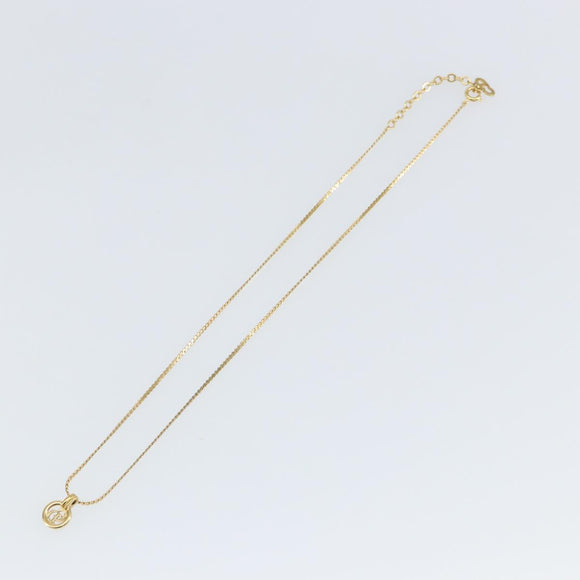 Christian Dior Necklace metal Gold Auth sw1617