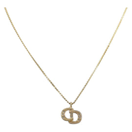 Christian Dior Necklace metal Gold Auth sw1618