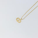 Christian Dior Necklace metal Gold Auth sw1618-9