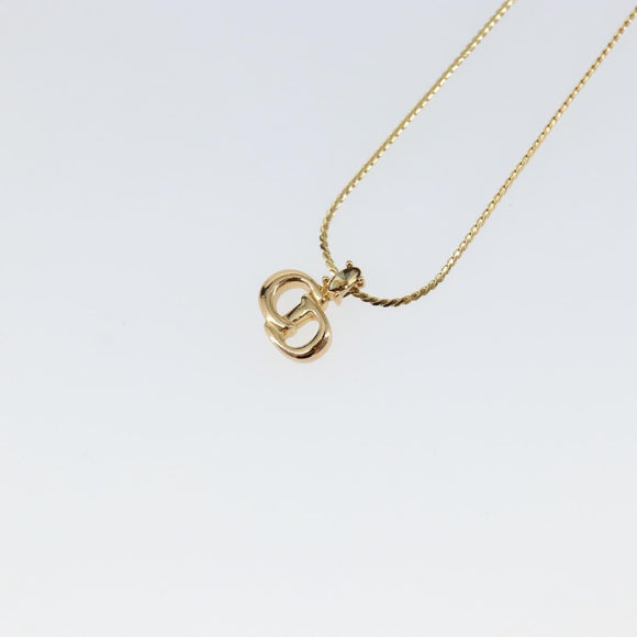 Christian Dior Necklace metal Gold Auth sw1621