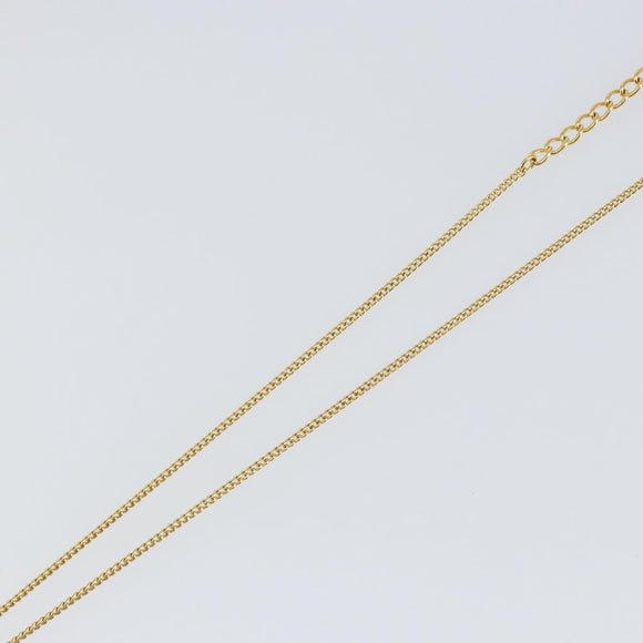 Christian Dior Necklace metal Gold Auth sw1622