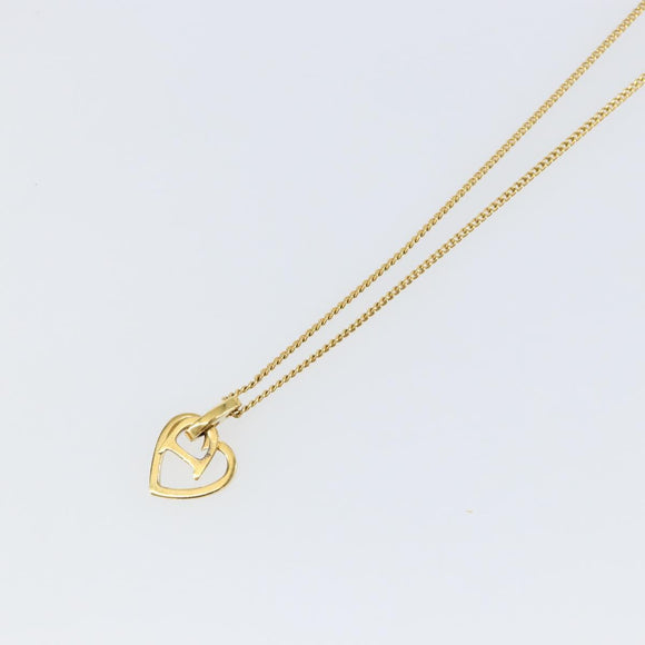 Christian Dior Necklace metal Gold Auth sw1622