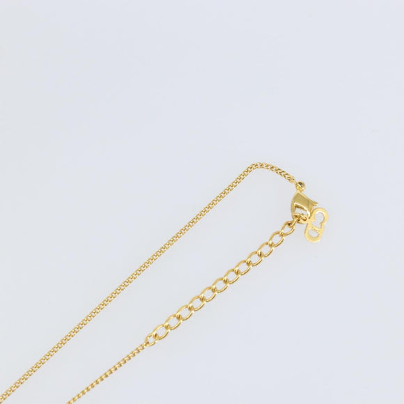 Christian Dior Necklace metal Gold Auth sw1622
