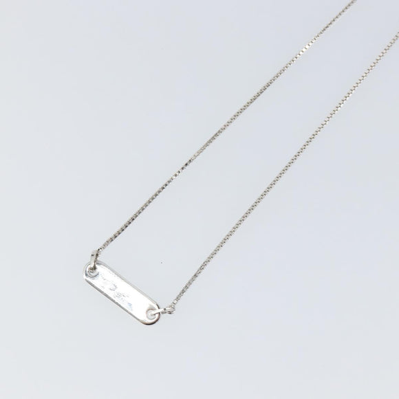 Christian Dior Necklace metal Silver Auth sw1623