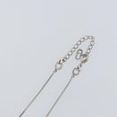 Christian Dior Necklace metal Silver Auth sw1623-12