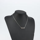 Christian Dior Necklace metal Silver Auth sw1623-13