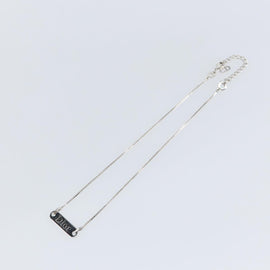 Christian Dior Necklace metal Silver Auth sw1623 - 0