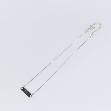 Christian Dior Necklace metal Silver Auth sw1623 - 0