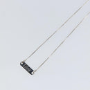 Christian Dior Necklace metal Silver Auth sw1623-4