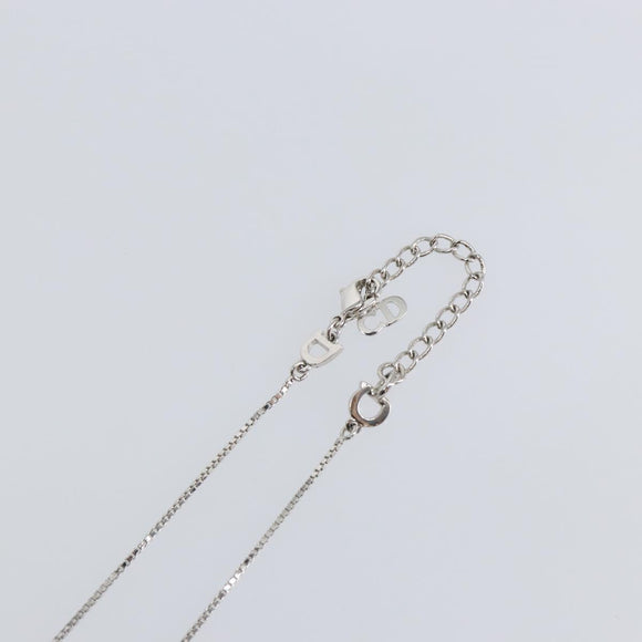 Christian Dior Necklace metal Silver Auth sw1623