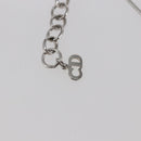 Christian Dior Choker metal Silver Auth sw1624-13
