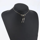 Christian Dior Choker metal Silver Auth sw1624-14