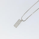 Christian Dior Necklace metal Silver Auth sw1626-8