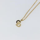 Christian Dior Necklace metal Gold Auth sw1633-3